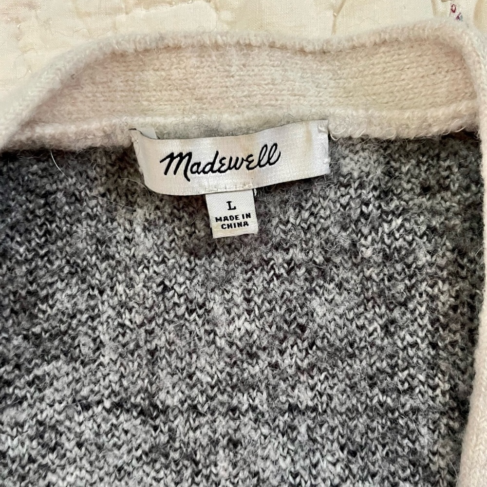 Madewell Ryder Cardigan in windowpane - Picture 13 of 14